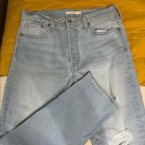 Levi's Light Blue Straight Leg Jeans